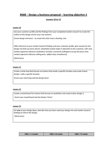 Resource pack for the Cambridge National Level 1/2 in Enterprise and ...