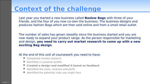 Resource pack for the Cambridge National Level 1/2 in Enterprise and ...
