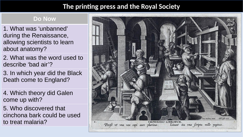 Printing Press Royal Society Medicine