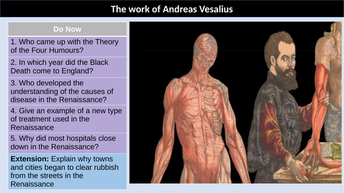 Vesalius The work of