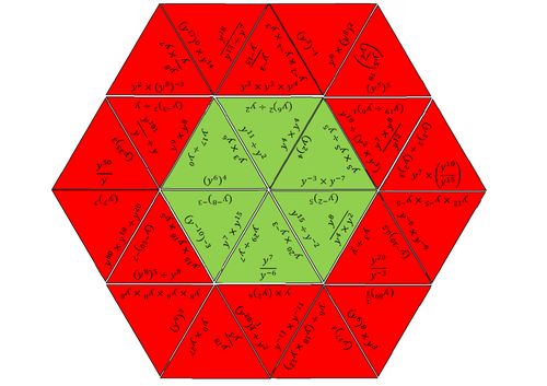 Tarsia Puzzle - Rules of Indices