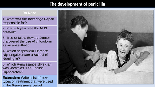 Medicine in modern Britain Penicillin