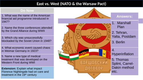 NATO Warsaw Pact