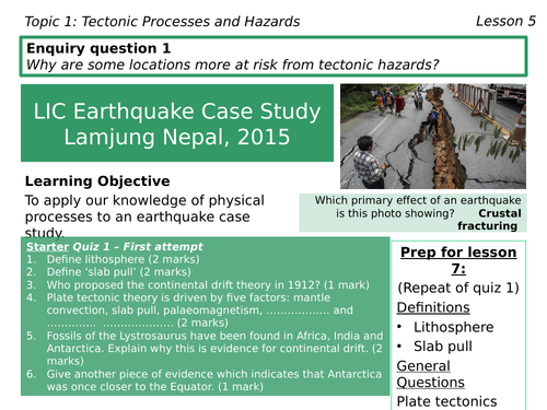 earthquake case study lic