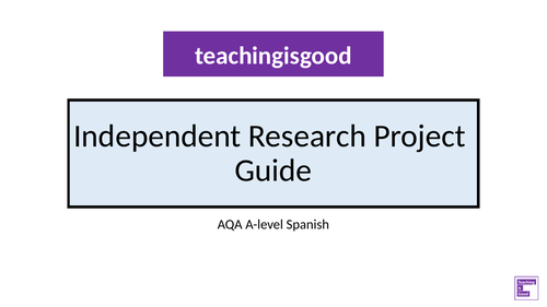 spanish independent research project ideas