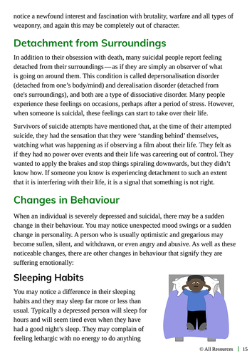Suicide Awareness and Prevention | Teaching Resources