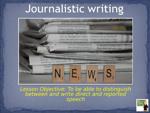 newspaper article with direct and indirect speech