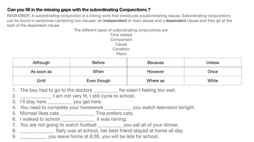 subordinating-conjunctions-teaching-resources