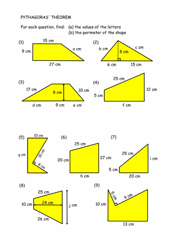 Pythagoras' Theorem | Teaching Resources