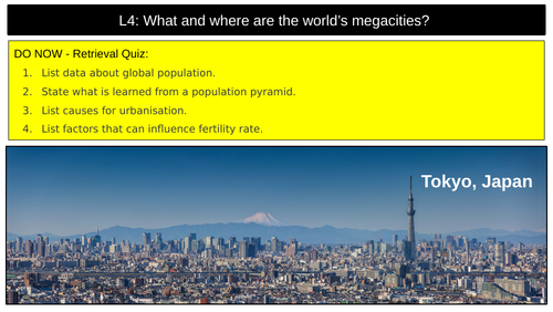 Megacities IGCSE