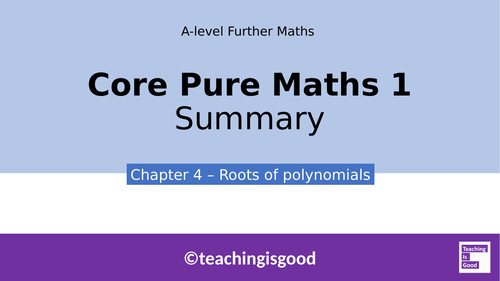 A-level Further Maths Core Pure 1 Complete Lessons | Teaching Resources