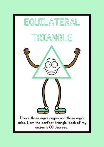 Types of Triangles Pastel Display