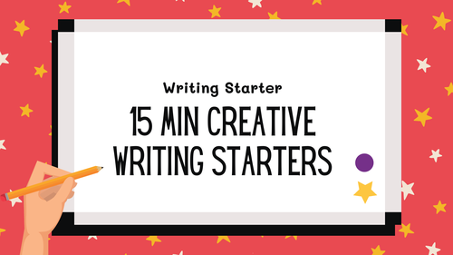 15min Writing Starter Resource
