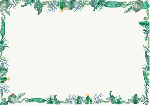 Natural Classroom A4 Page Border | Teaching Resources