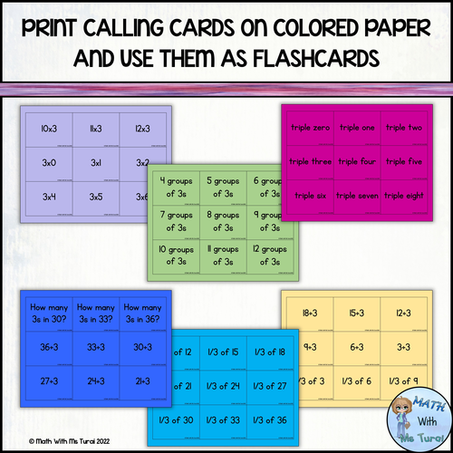 multiplication-and-division-fact-fluency-mini-bingo-3-facts