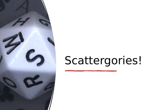 Scattergories PowerPoint