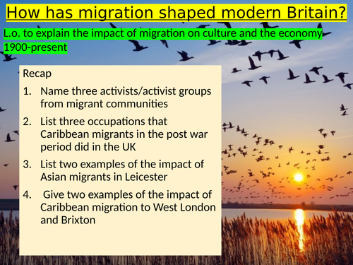 How has migration shaped modern Britain? | Teaching Resources