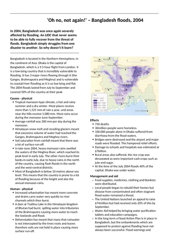 bangladesh flood action plan case study