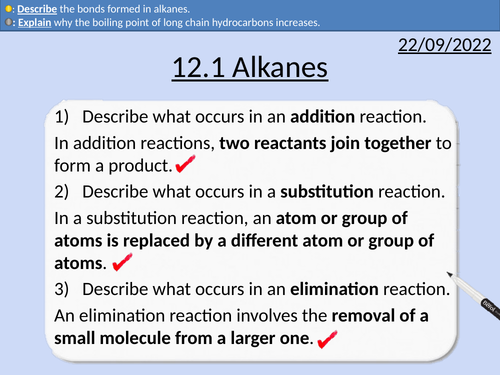 OCR AS Chemistry: Alkanes