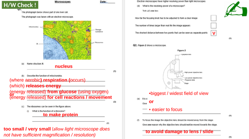 Microscopes GCSE HIGHER