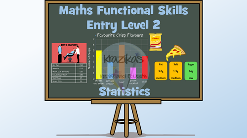Functional Skills Maths - Entry Level 2 - Statistics | Teaching Resources