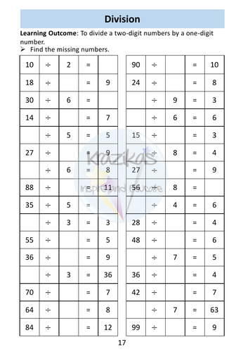Functional Skills Maths - Entry Level 2 - Division | Teaching Resources