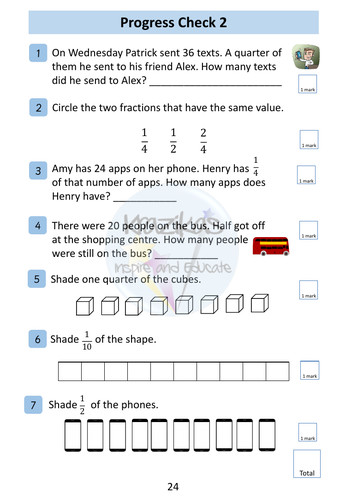 Functional Skills Maths - Entry Level 2 - Fractions | Teaching Resources