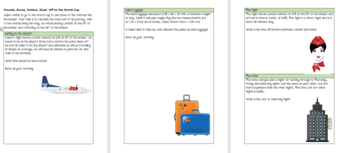 Maths World Cup Football: Currency Exchange | Teaching Resources