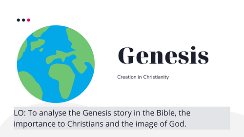 Genesis (Christian beliefs GCSE) | Teaching Resources