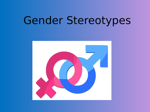 Gender Stereotypes Pshee Ppt Teaching Resources