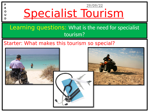 define specialist tourism