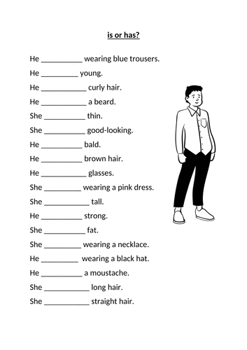 What are they wearing? worksheet