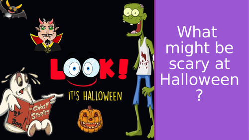 Look and Talk about Halloween PPT | Teaching Resources