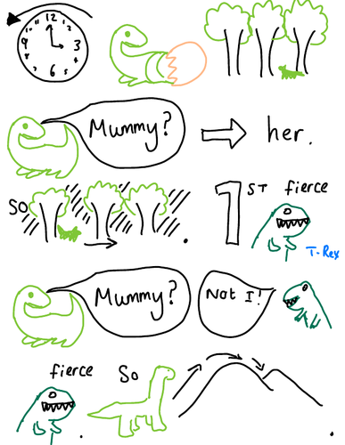 the little green dinosaur