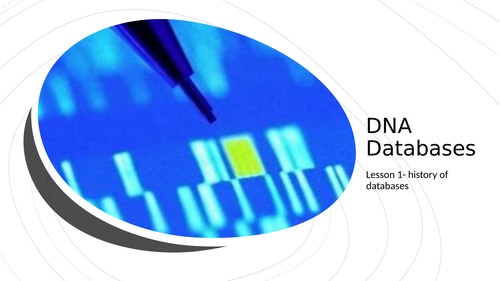 Forensic Genetics PowerPoints and Worksheets- learning aims a-d ...