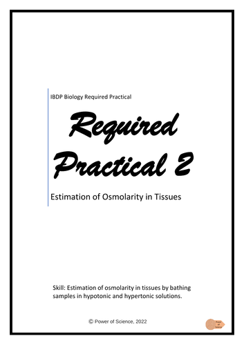 What Is Osmolarity Ib Biology