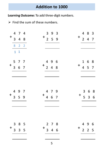 Addition Workbook - Functional Skills Maths - Entry Level 3 | Teaching ...