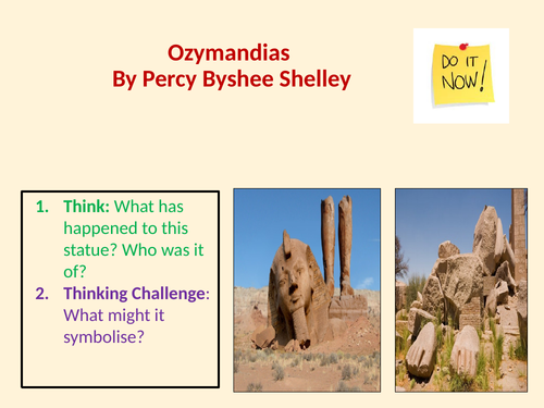 Ozymandias GCSE PPT