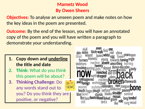 Mametz Wood GCSE PPT