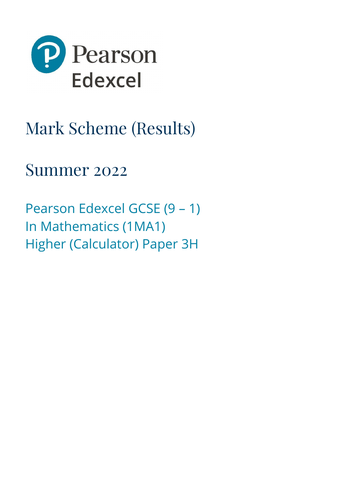 gcse maths homework pack 3 higher tier