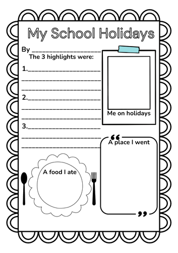 school-holidays-recount-activity-teaching-resources