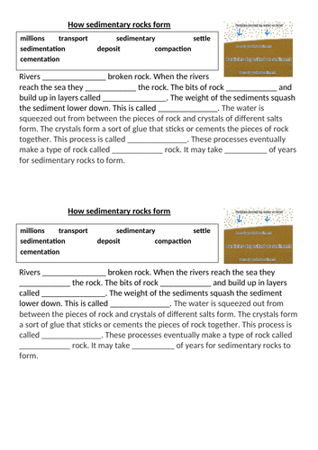 Sedimentary rocks | Teaching Resources