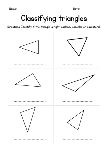 Classifying Triangles by Their Sides