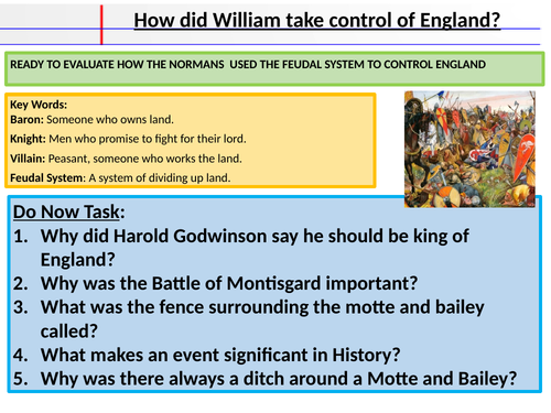 How far did the Norman Conquest change England | Teaching Resources