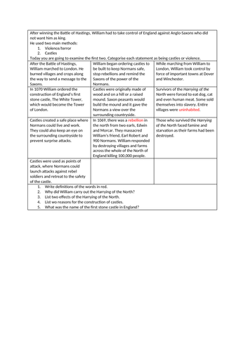 how-far-did-the-norman-conquest-change-england-teaching-resources