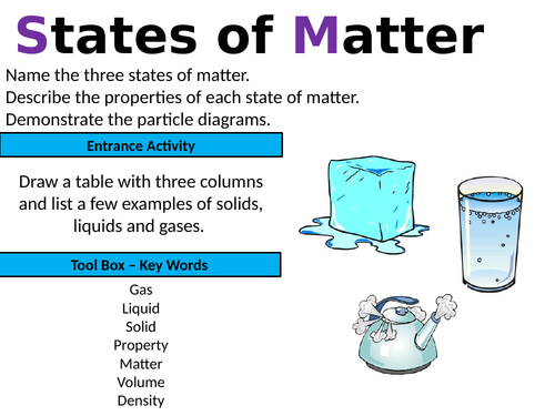 States of Matter 7G | Teaching Resources