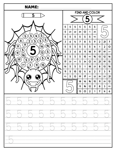 Kids Tracing Coloring Book Printable PDF Ages 3-5, 6-8 Years