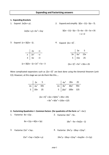 Edexcel A-Level Mathematics (Y1+2 Pure) | Teaching Resources