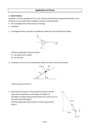 Edexcel A-Level Mathematics (Y1+2 Applied) | Teaching Resources