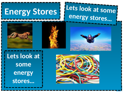 KS3 Energy; Energy Stores